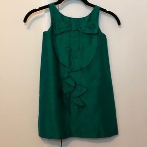 Gorgeous, silk green Janie & Jack dress